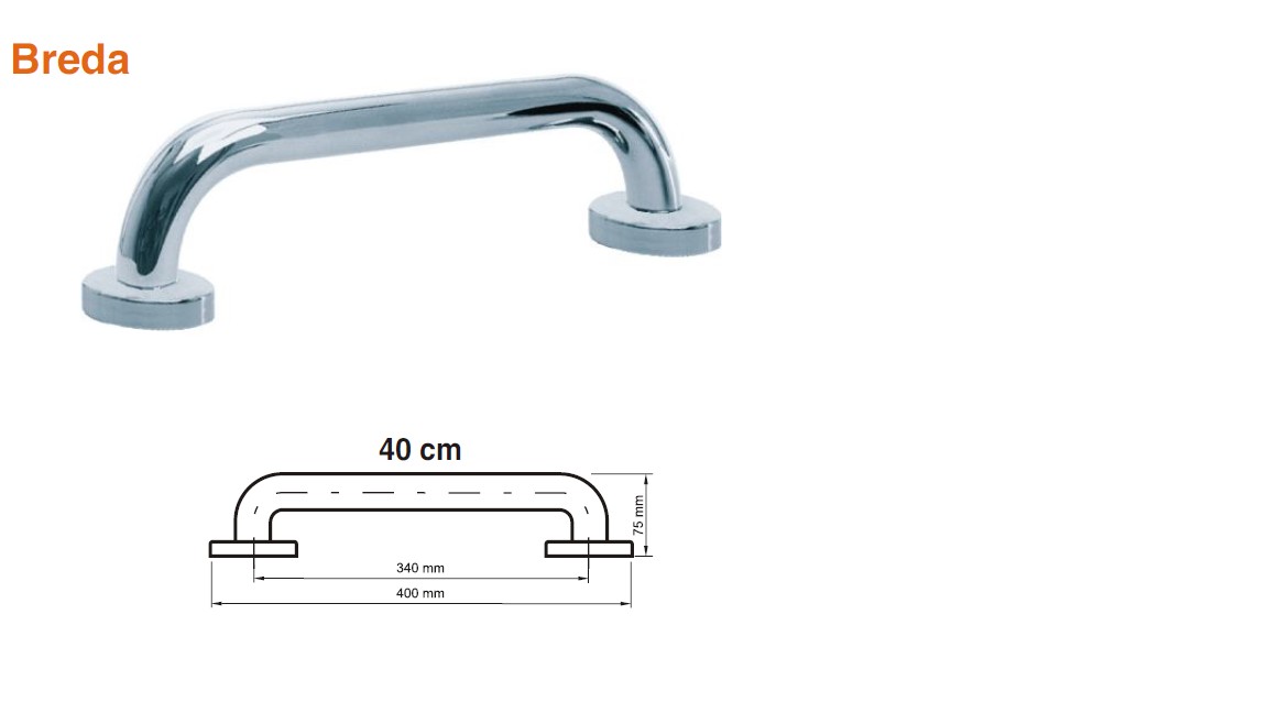 SOPORTE ACERO INOX 40CM